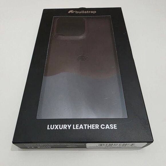 New Bullstrap Leather Case w/MagSafe - iPhone 14 Pro  Max  + Wallet - Picture 1 of 9
